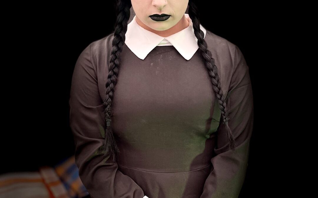 Maquillaje Miércoles Addams