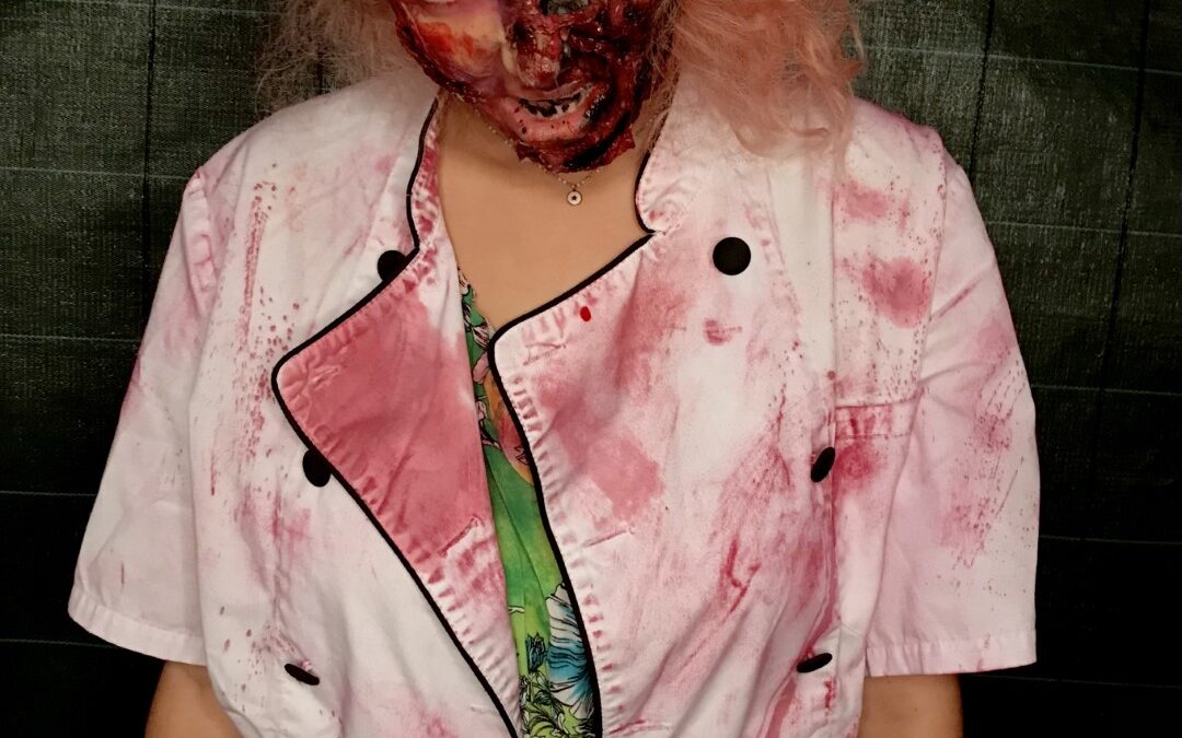 Maquillaje de Cocinero zombie