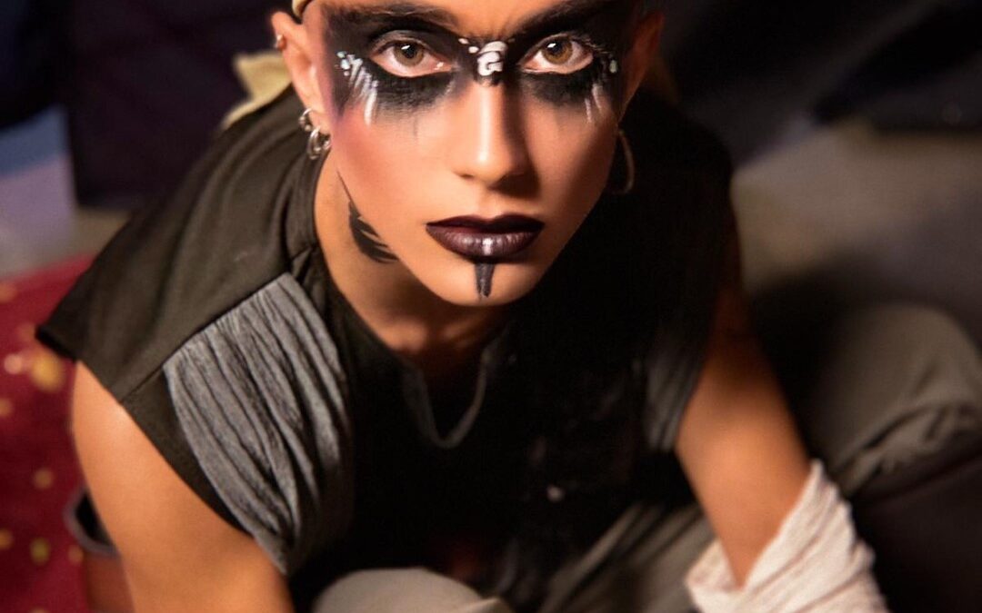 Maquillaje tribal guerrero