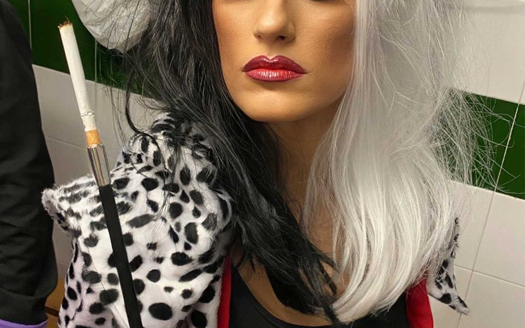 Maquillaje de Cruella de Vil